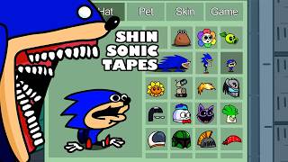 Chaos  Shin Sonic Tapes in Among Us ◉ funny animation  1000 iQ impostor [upl. by Saunder227]