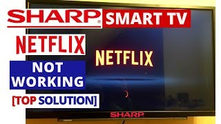 How to fix Netflix app not working on SHARP AQUOS TV  Netflix stopped working on SHARP TV [upl. by Nosna]