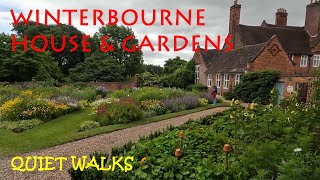 Winterbourne gardens and house Edgbaston Birmingham UK  Quiet Walks 16 [upl. by Nylek796]