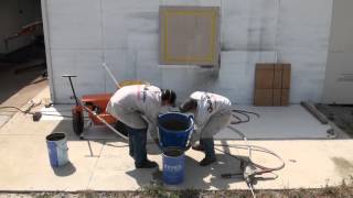 Xypex® Concentrate How to Mix and Spray Waterproofing of Tunnels and Bridges [upl. by Alisa]