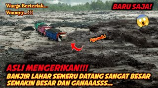 ASLI MENEGANGKAN DETIK² BANJIR LAHAR SEMERU DATANG SANGAT BESAR [upl. by Juline]