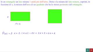 Applicazione dei polinomi ai problemi geometrici  funzioni  Programma del primo anno [upl. by Amesari676]