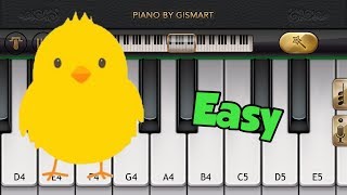 The Chicken Dance  Thomas Werner Easy Mobile Piano Tutorial [upl. by Baxy]