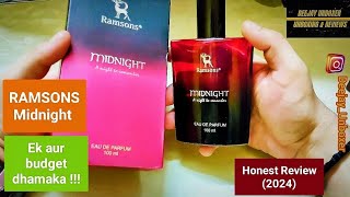 RAMSONS Midnight EDP  Ek Aur Budget Dhamaka  100 ml MRP ₹380 Deal ₹175 only [upl. by Nlocnil]