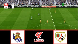 REAL SOCIEDAD VS RAYO VALLECANO  LALIGA 20242025  FOOTBALL LIFE 2024 [upl. by Acebber]