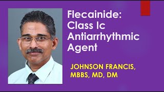 Flecainide  Class Ic Antiarrhythmic Agent [upl. by Konikow960]