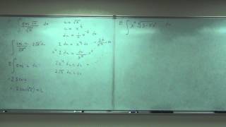 Calculus 1 Lecture 42 Integration by Substitution [upl. by Feilak26]