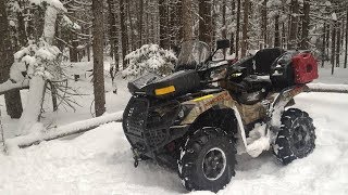 Randonnee Quad  ValBélair  LAngeGardien  8 janvier 2018 [upl. by Joell]