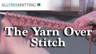 How to Knit The Yarn Over Stitch yo [upl. by Rider]