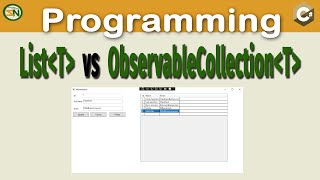 C Compare how List vs ObservableCollection behave when assigned to a DataGridItemSource [upl. by Willamina690]