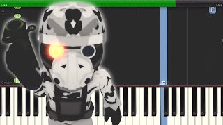 Delta Theme  Piano Tutorial  Piggy Roblox [upl. by Erving]