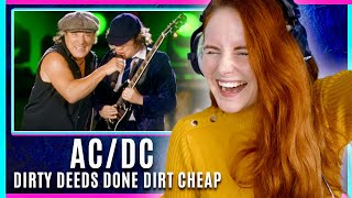 Vocal Coach reacts to and analyses ACDC  Dirty Deeds Done Dirt Cheap [upl. by Ennahgem]