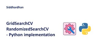 84 GridSearchCV and RandomizedSearchCV  Python implementation  Hyperparameter Tuning [upl. by Lacym]