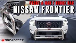 20222024 Nissan Frontier PRO4X  Broadfeet® Front ABar  Nudge Bar Bumper Guard [upl. by Enidlareg]