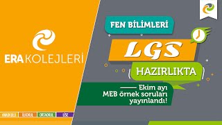 Ekim Ayı Örnek Sorular Fen bilimleri LGS 2023 [upl. by Willet]