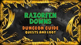 Razorfen Downs Quests and Loot  Classic WoW [upl. by Honorine]