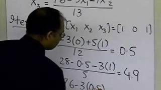 Chapter 0408 Lesson GaussSeidel Method of Solving Simultaneous Linear Equations Example Part 1 [upl. by Latimer400]