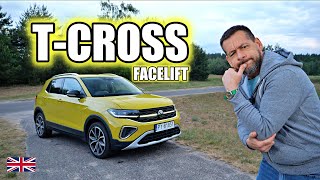 Volkswagen TCross 2024  How Is This Better ENG  Test Drive and Review [upl. by Harsho]