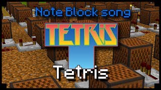 ♫ Tetris theme  Minecraft Note block song [upl. by Aalst]