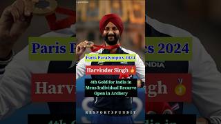 Harvinder Singh  Gold Medal in Mens Individual Recurve Archery  Paralympics india harvindersingh [upl. by Fesuy58]