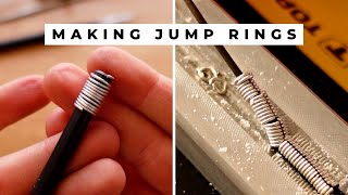 How to make jump rings for jewelry making  two easy ways Tutorial [upl. by Anividul561]