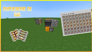 COMO HACER UN DUPLICADOR DE RAILES  Tutorial Minecraft 119 [upl. by Purity]