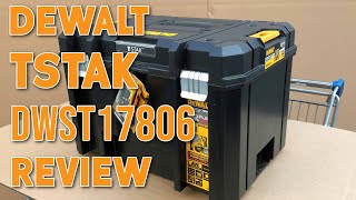 DEWALT TSTAK Tool Box Review Best Storage Solution for Your Tools [upl. by Anitsrhc90]