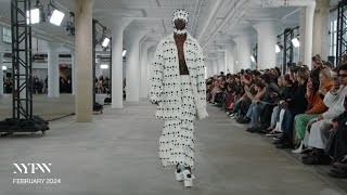 Area February 2024 Runway at NYFW The Shows [upl. by Bail]