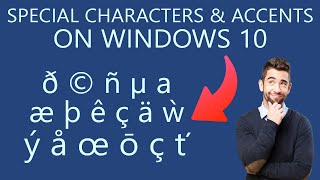 How to Use Special Characters and Accents in Windows 10 [upl. by Kutzenco]