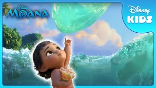 Baby Moana Explores the Ocean 🌊  Moana  Disney Kids [upl. by Clayton]