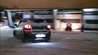 Mini PaceMan JCW  AWD Drifting in the SNOW [upl. by Anahsek]