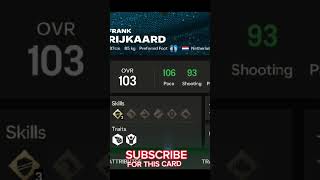 RATE THIS CARD 110 ☠️☠️  fifamobile fcmobile [upl. by Rad841]