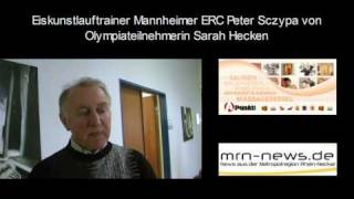 Mannheim  EiskunstlaufMeistertrainer von Sarah Hecken Peter Sczypa zu Olympia 2010 [upl. by Haissi]