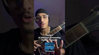 Perfect Guitar Tutorial  4 Chords amp Easy Strumming Pattern For Beginners shorts [upl. by Lerat171]