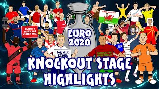 🏆Euro 2020 Knockout Stage Highlights🏆 Italy England France Spain amp more [upl. by Dyche49]