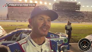 Kyle Larson Discusses Incidents With Denny Hamlin and Ross Chastain [upl. by Hirz506]