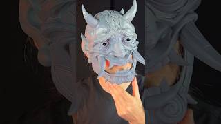 Hannya mask from our new fantasy bundle Tales of Ryuboken 👹 3dprinting 3dprinter onimask [upl. by Eiruam639]