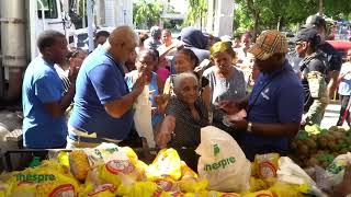 Miles de productos fueron vendidos por el Inespre en las Fiestas Patronales de Azua [upl. by Eirollam19]