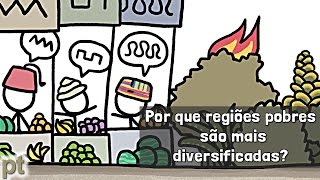 Por que lugares pobres são mais diversificados  Minuto da Terra [upl. by Politi]