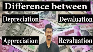 Difference BW DepreciationAppreciationDevaluationRevaluation💥JOIN Indian Economy FULL COURSE 💥 [upl. by Woodley263]