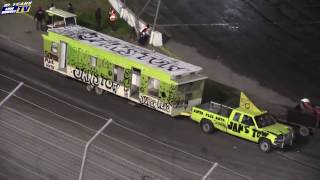 Trailer Race  Irwindale Speedway Night of Destruction 12316 [upl. by Vezza]