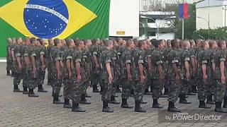 Canção Avante Camarada  apresentação de recrutas do 8º Batalhão de Polícia do Exército 2017 [upl. by Melc]