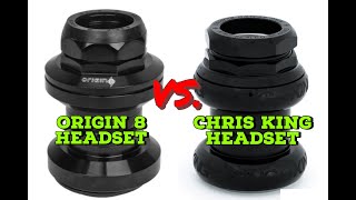 Origin8 PRO VS Chris King Headset Both Threadless amp Threaded [upl. by Yrevi]