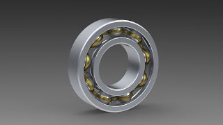 Ball Bearing Model Design and Assembly tutorial in Solidworks [upl. by Enelime]