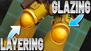 How to do Layering and Glazing  Miniature Painting 101 [upl. by Nillek]