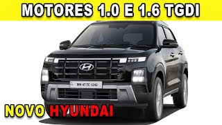 🚨NOVO HYUNDAI CRETA TERÁ MOTORES 10 E 16 TGDI [upl. by Kynan618]