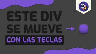 ¿Cómo hacer para mover un div con el teclado  Proyectos con JS [upl. by Troc]