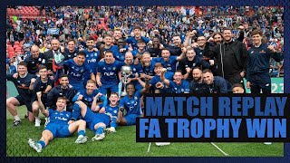 FC Halifax Town 10 Gateshead 2023 FA Trophy Final [upl. by Alodi]