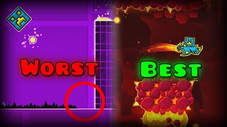 Geometry Dash Main Levels From Worst to Best [upl. by Dean]