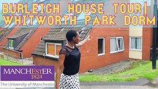 Whitworth park dormitory Burleigh house tour Manchester University [upl. by Skill]